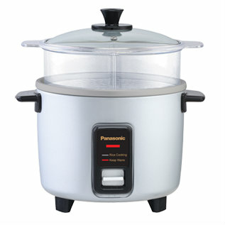 Panasonic Rice Cooker |SRW10FGE| 5-Cup, Traditional, Silver