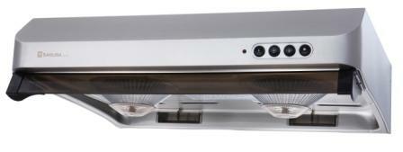 Sakura Kitchen Range Hood |U3H-30HS (H)| 30" Stainless Steel, Heat Cleaning