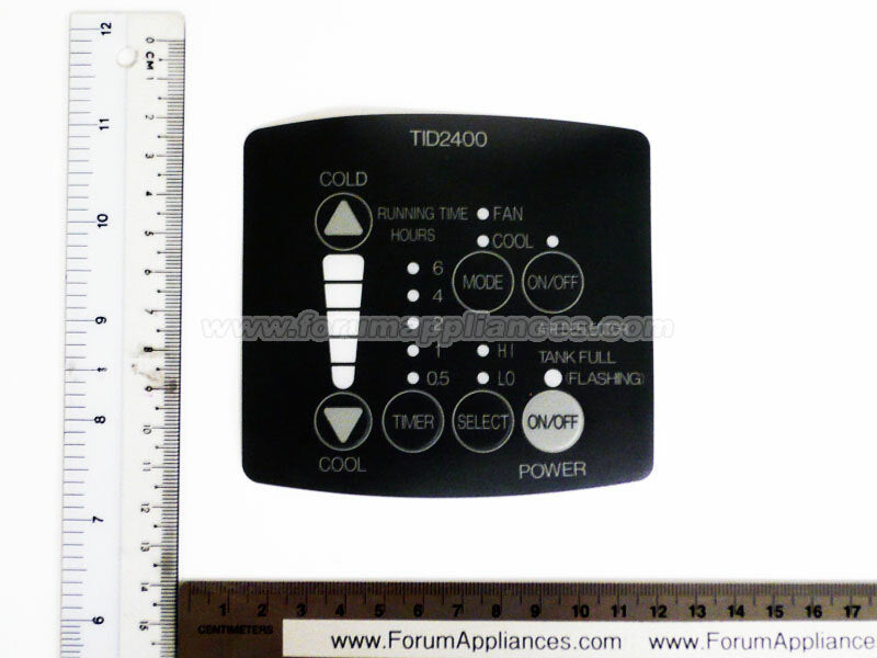 Toyotomi : TID2400-STKR | Panel Sticker for TID-2400 [DISCONTINUED]