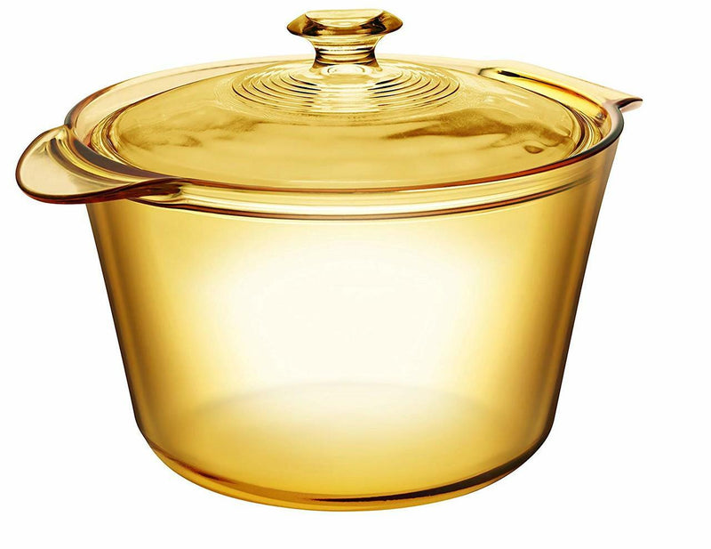Visions FLAIR Glass Cook Pot |VSF38| 3.8L with Glass Cover