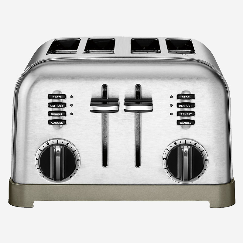 Cuisinart MetalClassic Toaster: 4-slice, brushed s/s | CPT-180C