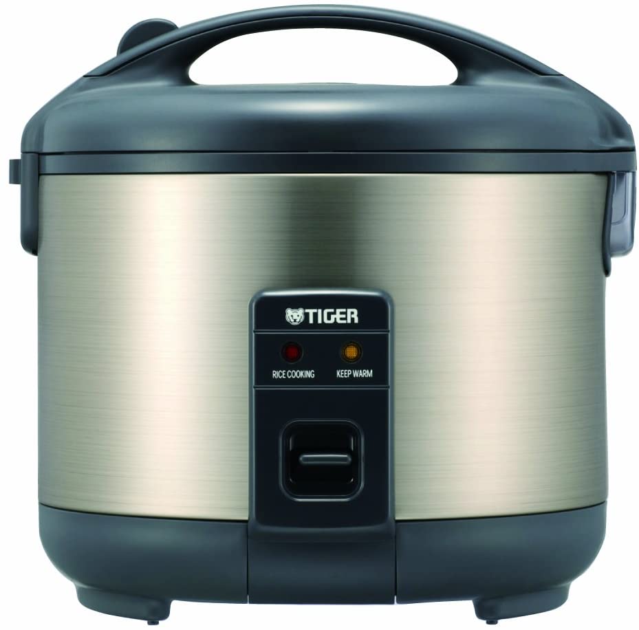 Tiger Rice Cooker: 5 cup, black & s/s | JNP-S10U