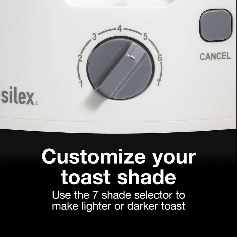 Proctor-Silex Toaster: 2-slice, chrome &amp; white | 22632PS