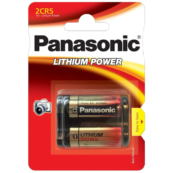 Panasonic Lithium Camera Battery: 6V x 1 | 2CR5M