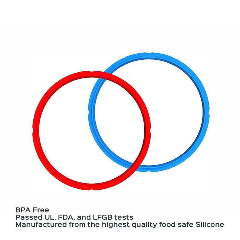 repl Sealing Rings (Pack of 2: Red &amp; Blue) for 3Qt | 211-0012-01