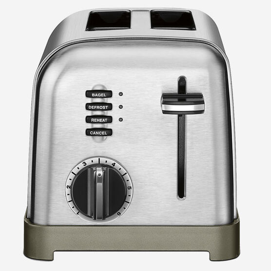 Cuisinart MetalClassic Toaster: 2-slice, brushed s/s | CPT160C