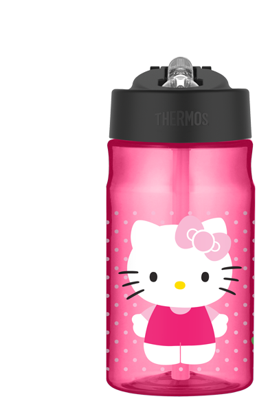 Thermos FUNtainer Straw Bottle |HP4063HK6| 355mL, Tritan, Hello Kitty