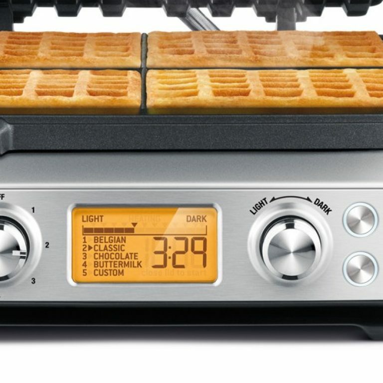 Breville Waffle Maker |BWM640BSS| 1800W, 4-slice, with WaffleIQ