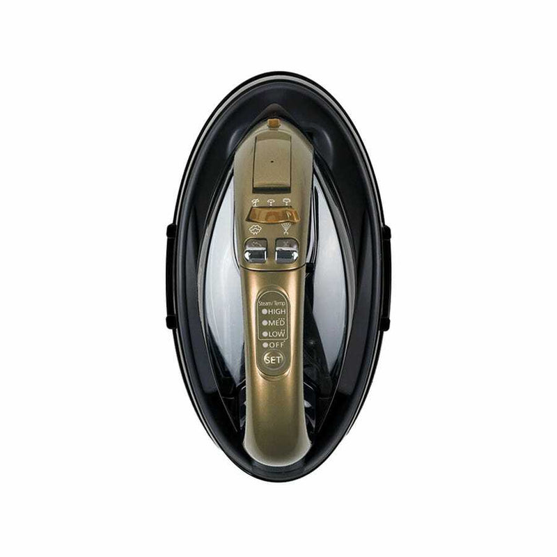 Panasonic Steam Iron |NI-WL607N| Champagne Colour, 360-Quick, Cordless, Ceramic-Coated Soleplate, with Vertical Steam