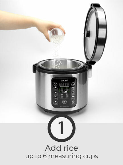 Aroma ARC-1120SBL SmartCarb Rice Cooker: 10 cup, multi-function