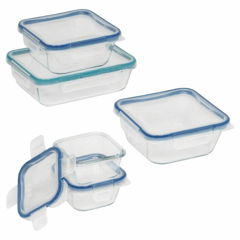Snapware Total Solution Pyrex Glass Food Storage |1109331| 10-piece Set