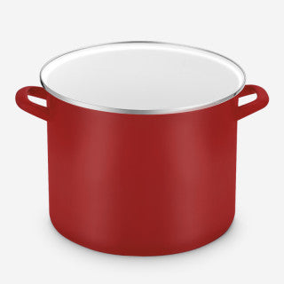 Cuisinart Enamel-on-Steel Stock Pot: 20 quart, red | EOS206-33R
