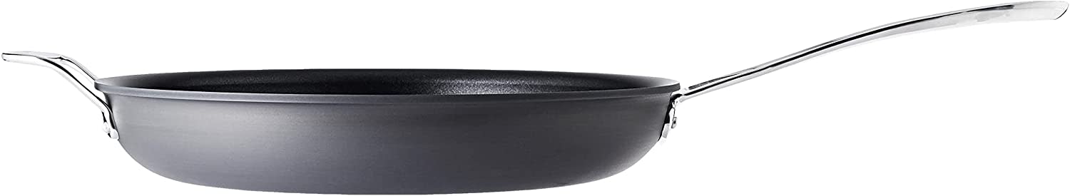 Cuisinart Contour Open Skillet w/ helper handle: 30cm, hard anodized, non-stick | 6422-30H